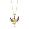 Anka Kuşu Altın Kaplama Kolye A8