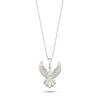 Anka Kuşu Rodyum Kaplama Kolye ANK4
