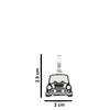 Mini Cooper Gümüş Kolye Ucu ARB49
