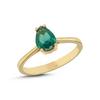 Peridot Damla Taşlı Gümüş Yüzük YZ08