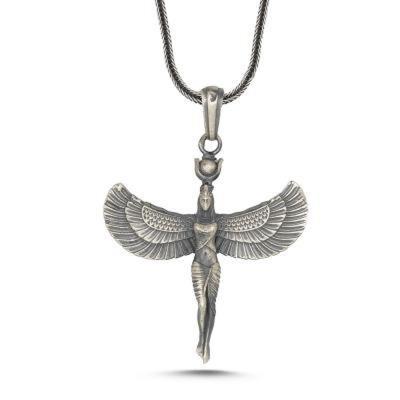925 Ayar Gümüş Tanrıça İsis Kolye