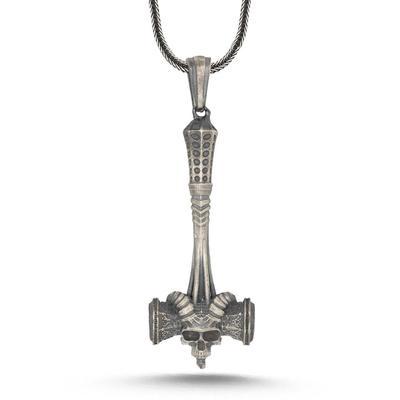 925 Ayar Viking Şavaş Çekici Kolye