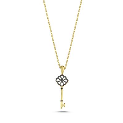 Anahtar Kolye Altın Kaplama KLY37