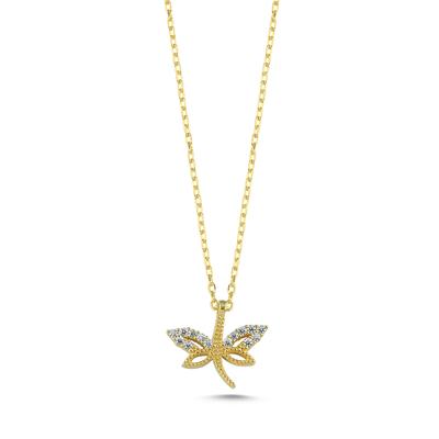 Yusufçuk Altın Kaplama Gümüş Kolye KLY33