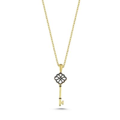 Anahtar Kolye Altın Kaplama KLY37