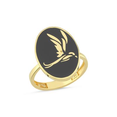 Anka Kuş Altın Kaplama Yüzük KN12