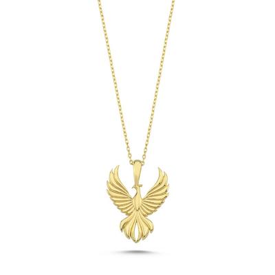 Anka Kuşu Altın Kaplama Kolye ANK20