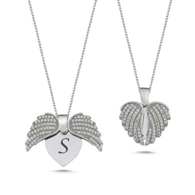 Kalp Açılır Kapanır Gümüş Kolye AK15