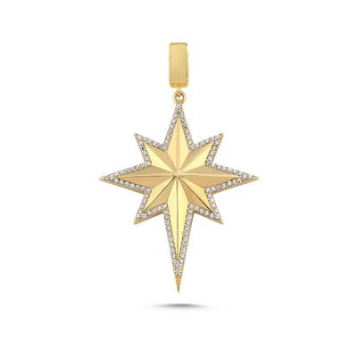 Kuzey Yıldızı Altın Kolye Ucu KZ332