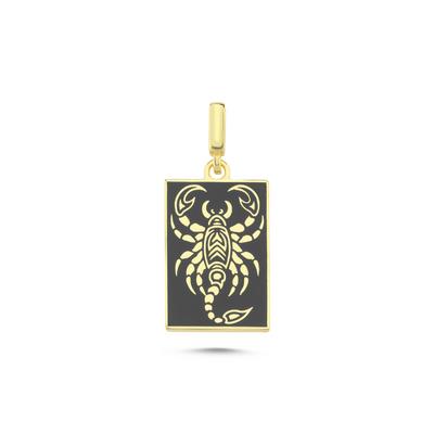 Mineli Akrep Altın Kaplama Kolye Ucu UC59