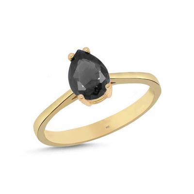 Oniks Taşlı Gümüş Yüzük YZ07