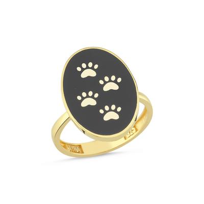 Pati Dostu Altın Kaplama Yüzük PT14