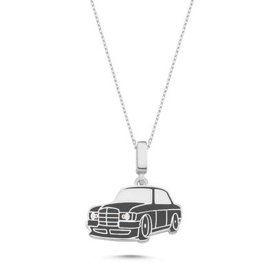 Siyah Mercedes Kolye RZ84