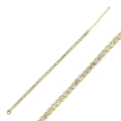 Taşlı Altın Kaplama Bileklik BLK12