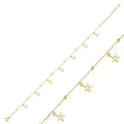 Yıldız Altın Kaplama Bileklik BLK2