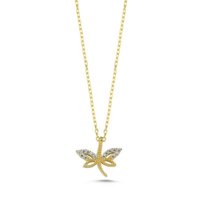 Yusufçuk Altın Kaplama Gümüş Kolye KLY33